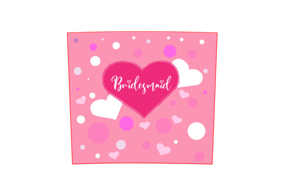 Bridesmaid Burst Tumbler Wrap: Crafts & Cups Amp Asset