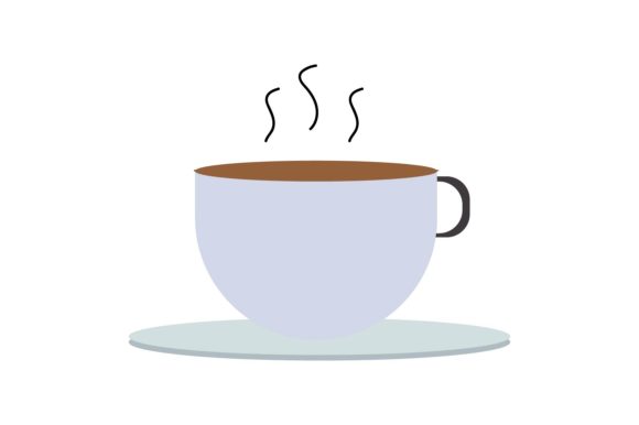 Business Icon a Cup of Hot Coffe: Graphics & Icons for Local Branding