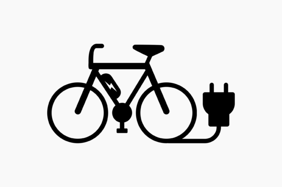 Electric Bicycle, Ebike Graphics for Crafts