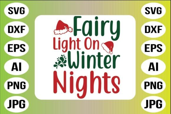 Fairy Light on Winter Nights: Graphics for Crafts & Seasonal Branding