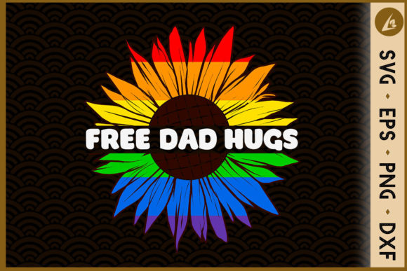 Free Dad Hugs Pride LGBT Graphics & Crafts Review