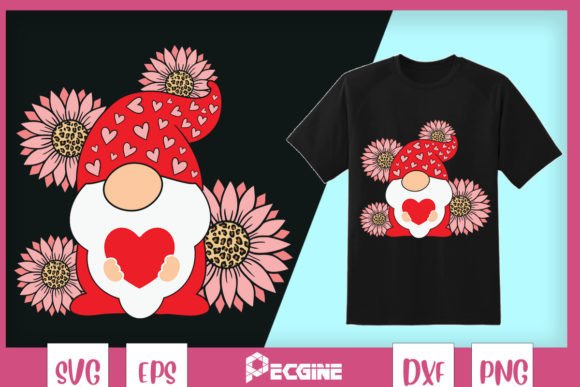 Happy Valentine Gnome with Sunflower: Crafts & Graphics Review