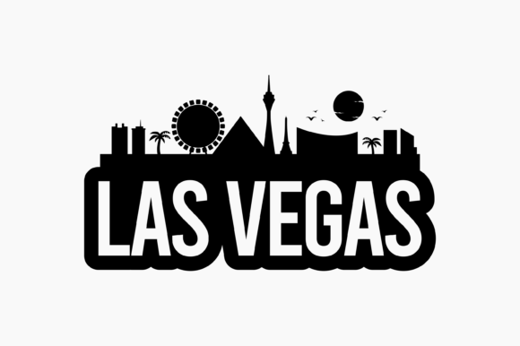 Las Vegas Bold Skyline: Graphics for Crafts & Content