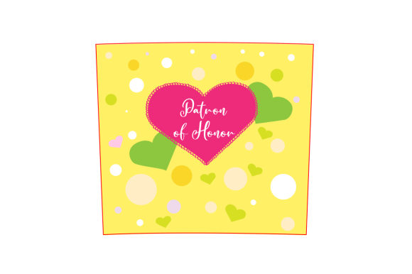 Patron of Honor Burst Tumbler Wrap: Crafts & Cups Amp