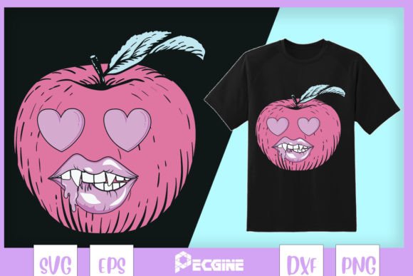 Poison Apple Scary Pastel Valentine Graphics