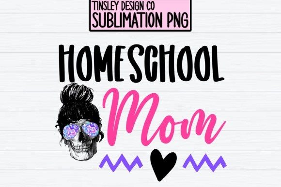 Sublimation PNG: Homeschool Mom Mama Graphics