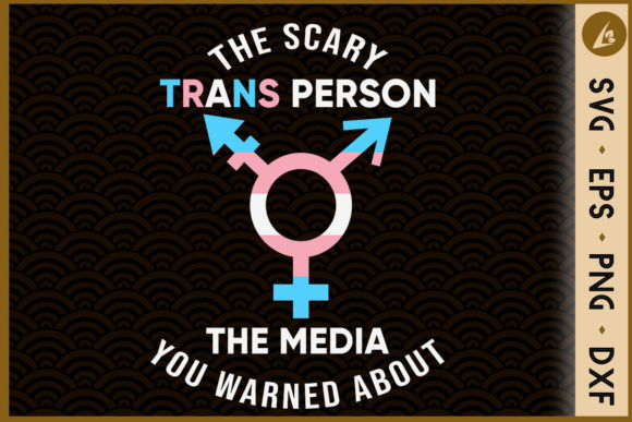 Trans Person Transgender Symbol LGBT Graphics for Crafts